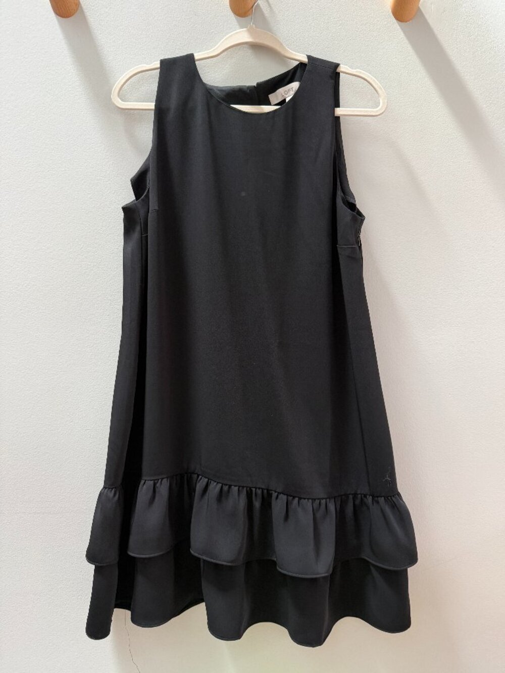 Loft Women's Sleeveless Ruffle Hem Dress - NEW WITH TAGS - Size 14